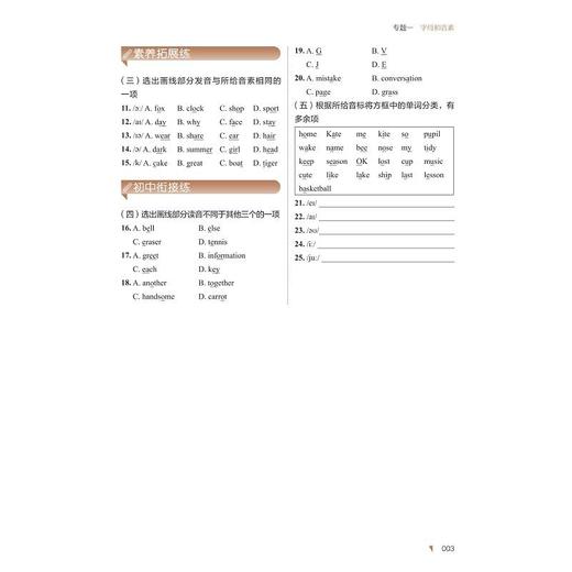 衔接新初一 暑期大作战 语数英 三合一 商品图4