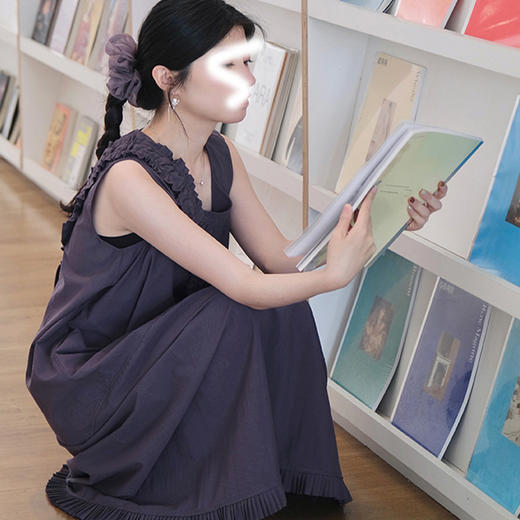 裁缝学苑AQ490无袖后背系带连衣裙纸样女装背心裙子服装打板样板 商品图4