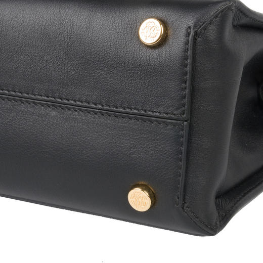 8051121109013 roberto cavalli 女士纯色皮革单肩包 商品图5