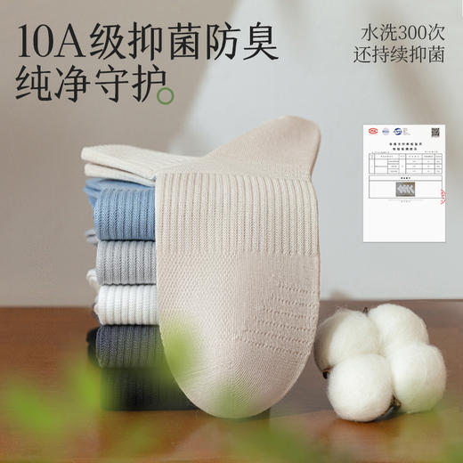 心选丨拾袜记春夏艾草精油防臭短腿袜袜礼盒 商品图3