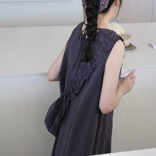 裁缝学苑AQ490无袖后背系带连衣裙纸样女装背心裙子服装打板样板 商品图3