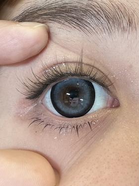 macycon月抛美瞳 甜豆沙蓝 14.5mm