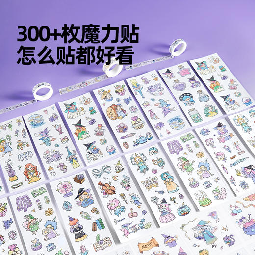 美乐童年心情魔法屋礼盒女孩子手工diy安静书公主玩具生日礼物 商品图5