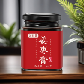 清谷苍 姜枣膏手工熬制枸杞红枣桂圆蜂蜜养生膏300g