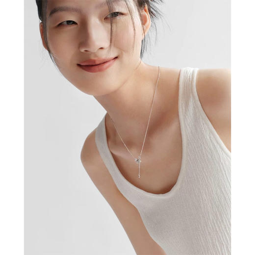 流苏蝴蝶结锁骨项链纪念日百货162297775 商品图3