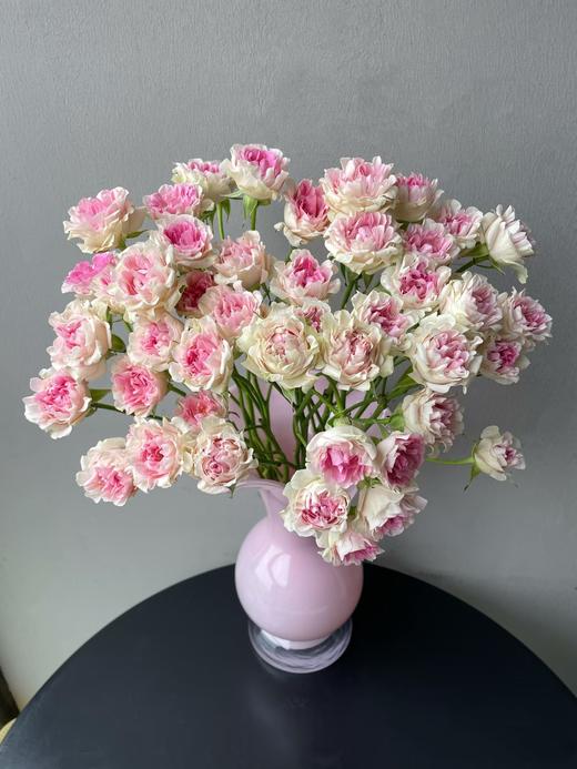 国产小众花材LUV卢浮泡泡多头玫瑰花10支 商品图0