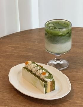青廊·抹茶杏桃蛋糕·西点