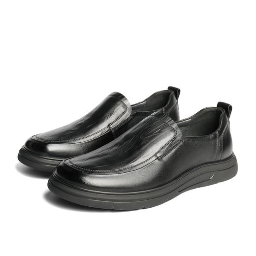 【云粉节】BF楼 森达休闲皮鞋2025秋季新款简约舒适一脚蹬休闲鞋1YT02吊牌价999活动价399 商品图3