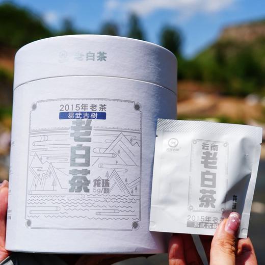 【超模君严选】2015年洪海古树·易武龙珠老白茶，香气清幽，送手提礼袋 商品图2
