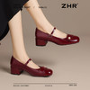 ZHR法式玛丽珍鞋女2025春季新款法式粗跟小皮鞋婚鞋复古百搭单鞋 商品缩略图9