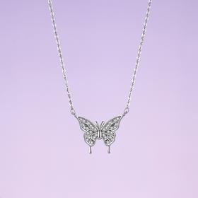 Winy 925银星耀蝴蝶项链送女友闺蜜节日生日礼物