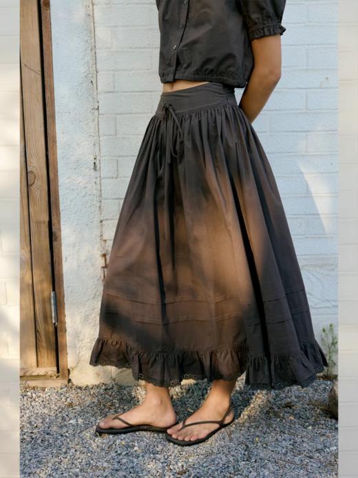 shyshystill/shy202502058/定制花边棉质套装短袖半裙 商品图2