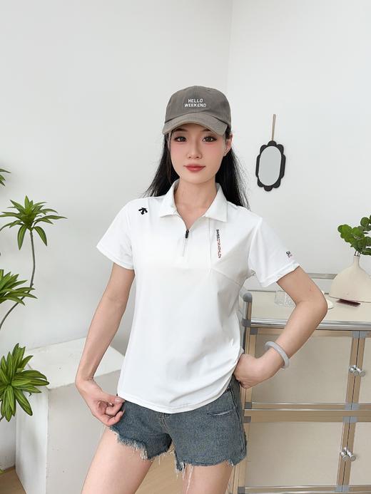 点此购买 迪桑特夏季女士冰丝速干短袖Polo衫 ly 322266 商品图11