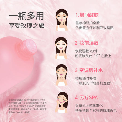 alinderose 保加利亚玫瑰纯露 500ml/盒 商品图4