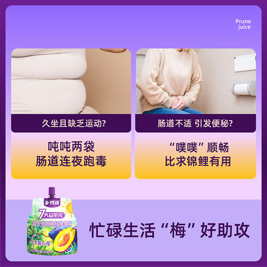 乡村说七大益生元西梅纤维果饮 帮你唤回轻盈元气力！ 商品图4