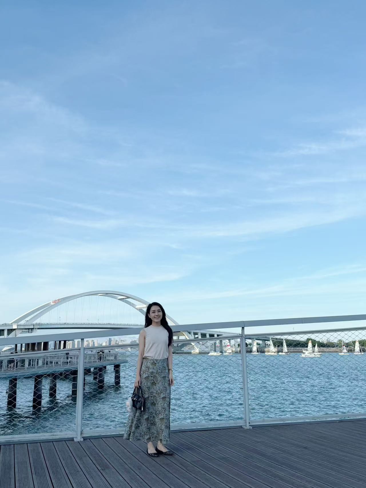 风传花信｜南法氛围感印花亚麻半裙（预售）