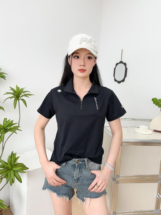 点此购买 迪桑特夏季女士冰丝速干短袖Polo衫 ly 322266 商品图10