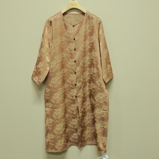 【线上专属】衬衫连衣裙（DZ24707366-珠子褐） 商品图0