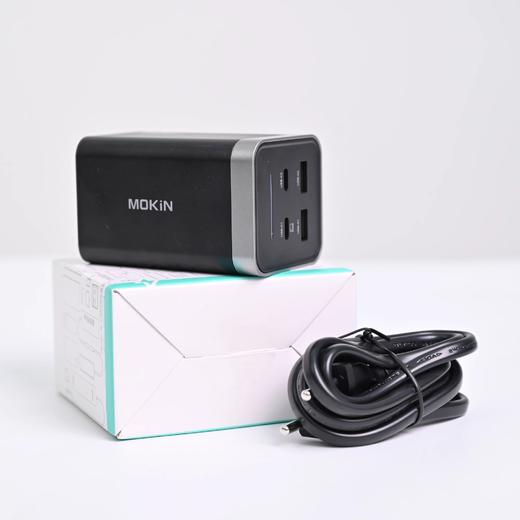 【kx】MOKIN 150W氮化镓充电器四口2C+2A适用笔记本手机平板多设备充电Type-C口100W 商品图3