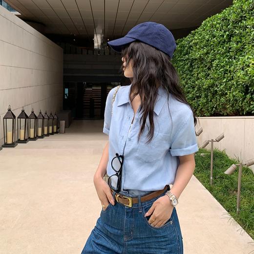 DANMO旦茉 南法假日棉麻衬衫 商品图3