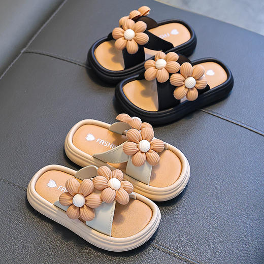 夏季儿童凉拖鞋防滑软底小孩凉拖防臭中小童卡通儿童拖鞋 商品图1