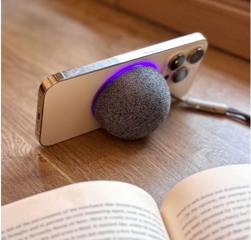 【鸿蒙合作品牌 ~免费试用15天】塞尔兰斯迷你便携磁吸音箱一机=支架+音响+氛围灯 +2个音箱可同时串联 商品图1