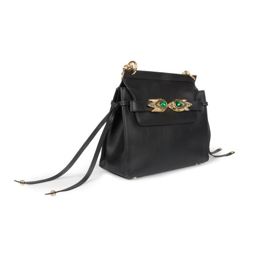 8051121109013 roberto cavalli 女士纯色皮革单肩包 商品图1