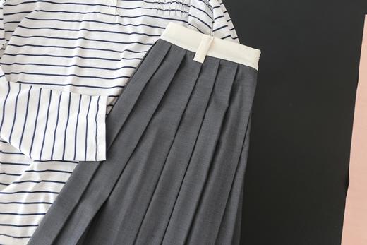 点此购买 miumiu缪缪夏季女士百褶迷你半身裙 xg 322330 商品图10