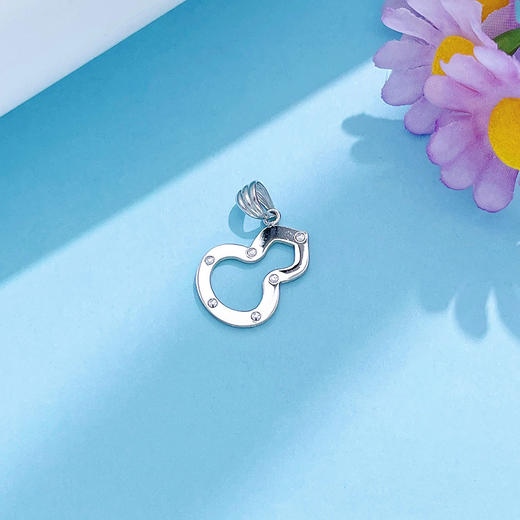 【限时8.8折】【线上铂金馆】PT950 #招财纳福 #碎碎冰 【精品】铂金实心招财福禄碎碎金葫芦吊坠(BFPTDZ00031)预售产品下单后不退款不退货不换货不补差价) 商品图1