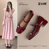 ZHR法式玛丽珍鞋女2025春季新款法式粗跟小皮鞋婚鞋复古百搭单鞋 商品缩略图2