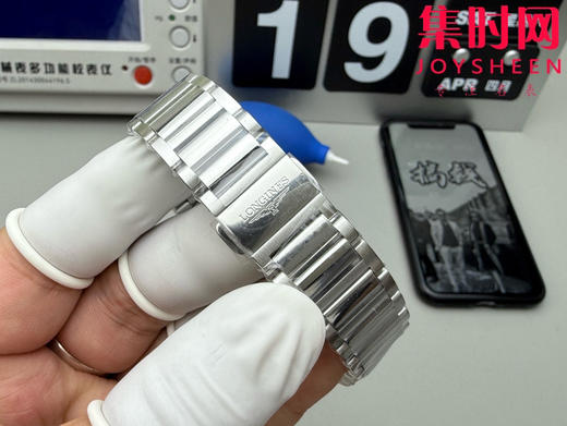 AF浪琴康卡斯计时系列 康卡斯悦动计时 男士腕表 钢带款 表径42mm 商品图7