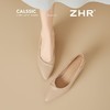 ZHR温柔优雅粗跟浅口单鞋两穿尖头2025新款通勤气质高跟鞋职业女 商品缩略图6