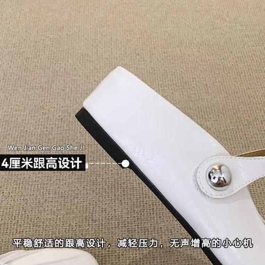 卷卷紫法式百搭一字带半拖鞋 舒适鞋面柔软细腻 隐形跟高 耐磨橡胶底 懒人一脚蹬 百搭显气质 商品图2