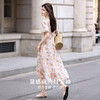 熙世界浪漫玫瑰碎花连衣裙女2025夏季新款法式度假气质荷叶边裙子 商品缩略图1