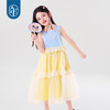 年衣童装吊带连衣裙25夏季新款民族无袖网纱A字布朗阿娅连衣裙 商品缩略图3