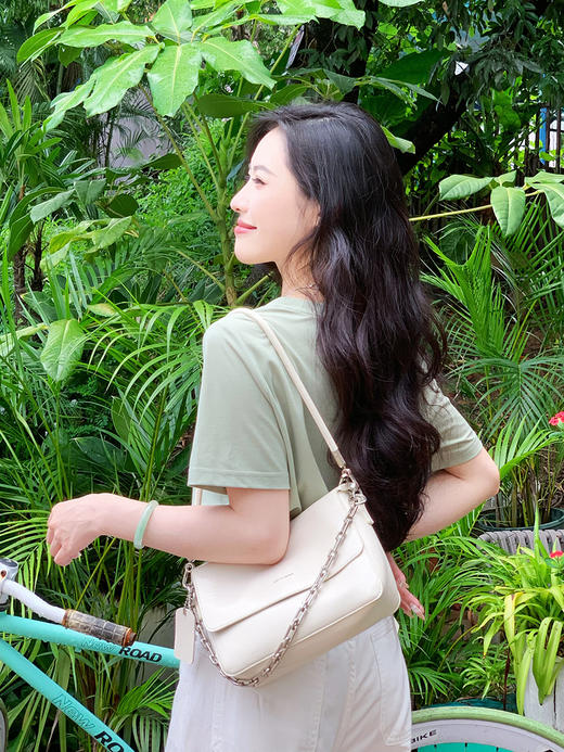 【百图lulu定制】【桑蚕丝T恤】圆领 正肩  黑科技 凉感桑蚕丝  短袖T恤 商品图12