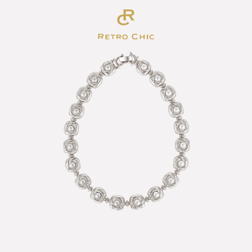 【阿娇（钟欣潼）&金靖同款】Retro chic意大利复古首饰 金丝珍珠项链（2色可选） 商品图1