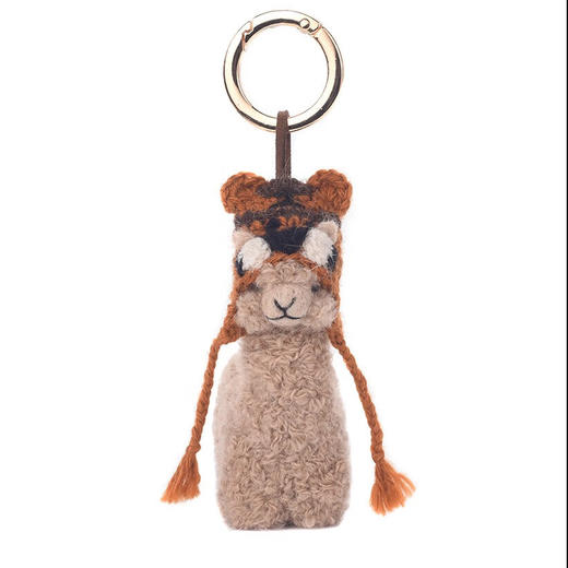 【订单实付低于299元，不发货】温暖驼 迷你编织羊驼挂饰-小老虎  6972796114800-F . 商品图1