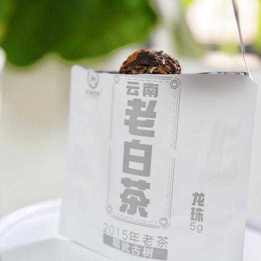 【超模君严选】2015年洪海古树·易武龙珠老白茶，香气清幽，送手提礼袋 商品图8