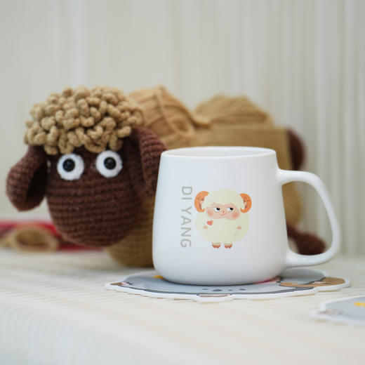 小羊陶瓷杯 商品图0