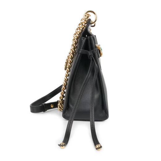 8051121109013 roberto cavalli 女士纯色皮革单肩包 商品图2