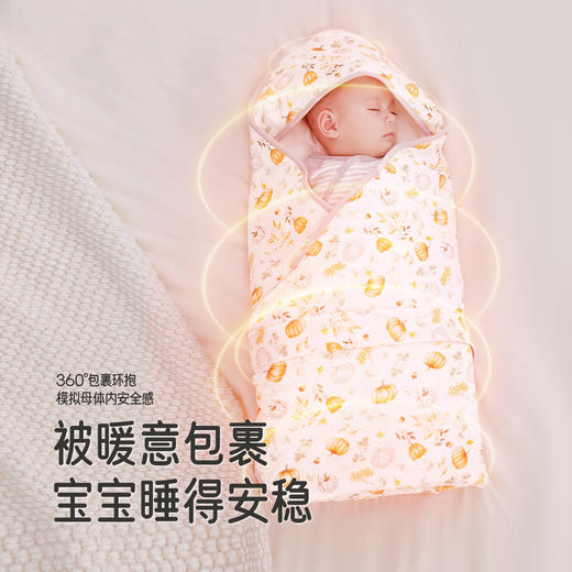 英氏包被婴儿春秋款抗菌新生儿宝宝四季抱被秋冬恒温防惊跳包单 商品图3