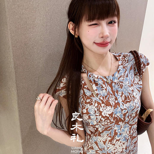 【预售7天】良木礼真丝连衣裙（2330） 商品图1