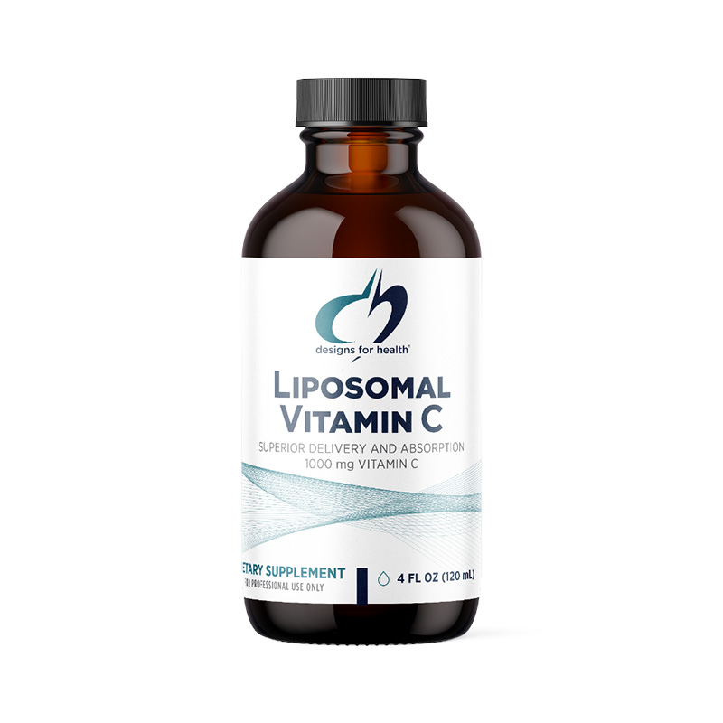 【效期至26年8月】脂质体维生素C液 Designs for health Liposomal Vitamin C 120mL/瓶