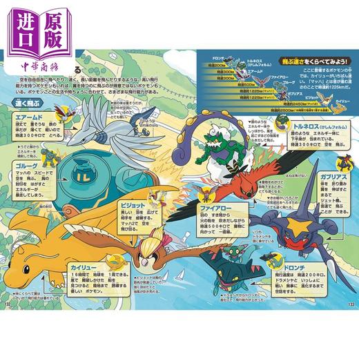 【中商原版】宝可梦生态图鉴 精灵宝可梦 口袋妖怪 日文原版日韩 ポケモン生態図鑑 商品图5