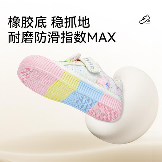 泰兰尼斯童鞋秋新款儿童幼儿园室内鞋女童入园板鞋包头防踢学步鞋  T02X5C6891 商品图4