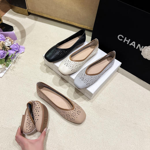 香港AINADA艾娜达 镂空单鞋气质款9188 软皮舒适 时尚百搭 4色可选 商品图6