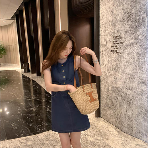 金蘑菇菇 summer团宠/2个版本！纯棉休闲工装裙裤 商品图1