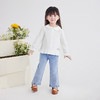 笛莎Deesha 童装女童衬衫2025秋新款女童木耳边蝴蝶结装饰娃娃领衬衫 商品缩略图2