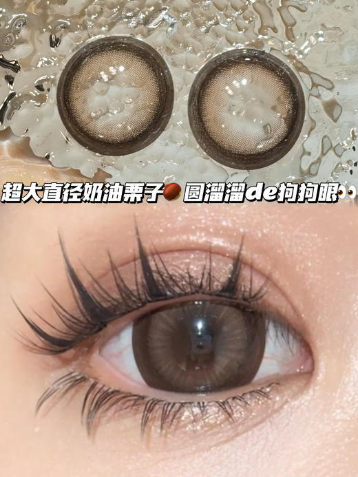 Princess 奶栗曲奇棕「含硅水凝胶」年抛型 商品图0